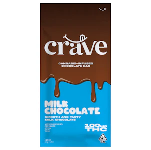 Crave - Crave - 100mg Bar - Milk Chocolate