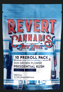 Revert - Presidential Kush | Pre-rolls | 1g 10-pack | Revert