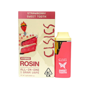 CLSICS Live Rosin All In One 1g Sweet Tooth