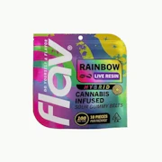 FLAV: Rainbow Live Resin Gummy Belts 100mg/10-piece (H)