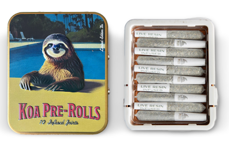 KOA - GG#4 - 10PK Live Resin Infused Prerolls