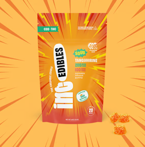 inc.edibles - inc.edibles 20 Pack Sour Tangahhhrine THC CBD Gummies 01215