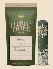 Florist Farms | AIO | Rechargeable Vape - Gelato | 1g