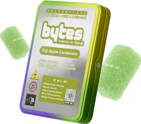 Bytes | Rosin Gummies | Fuji Apple Cardamom | 100mg