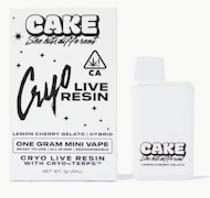 CAKE - 1g Cryo Live Resin AIO - Lemon Cherry Gelato