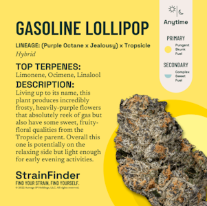 THE BOTANIST - The Botanist | Flower | Gasoline Lollipop | 3.5g