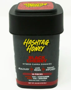 Hashtag Honey | Edible | Live Resin Gummy - Black Cherry | 100mg,10