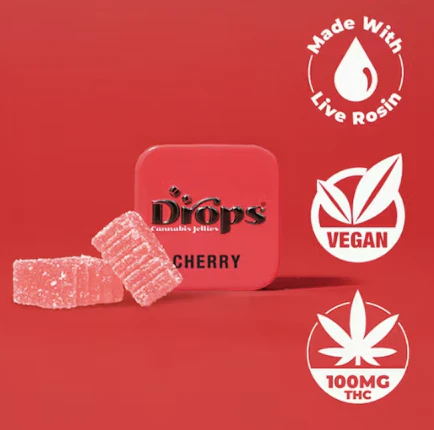 Drops - Drops | Cherry | 2-Piece Live Rosin (Dreamy) 100mg Main Image
