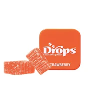 Drops | Strawberry | 2-Piece LIVE ROSIN (1:4 CBD:THC) 100MG