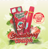Papa's Herb | Strawberry Cough | (S) AIO Vape (1g)