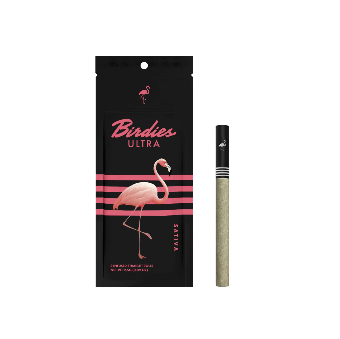 Birdies - Birdies Ultra | Sativa THCa Infused Pre-Rolls | 3-Pack Main Image