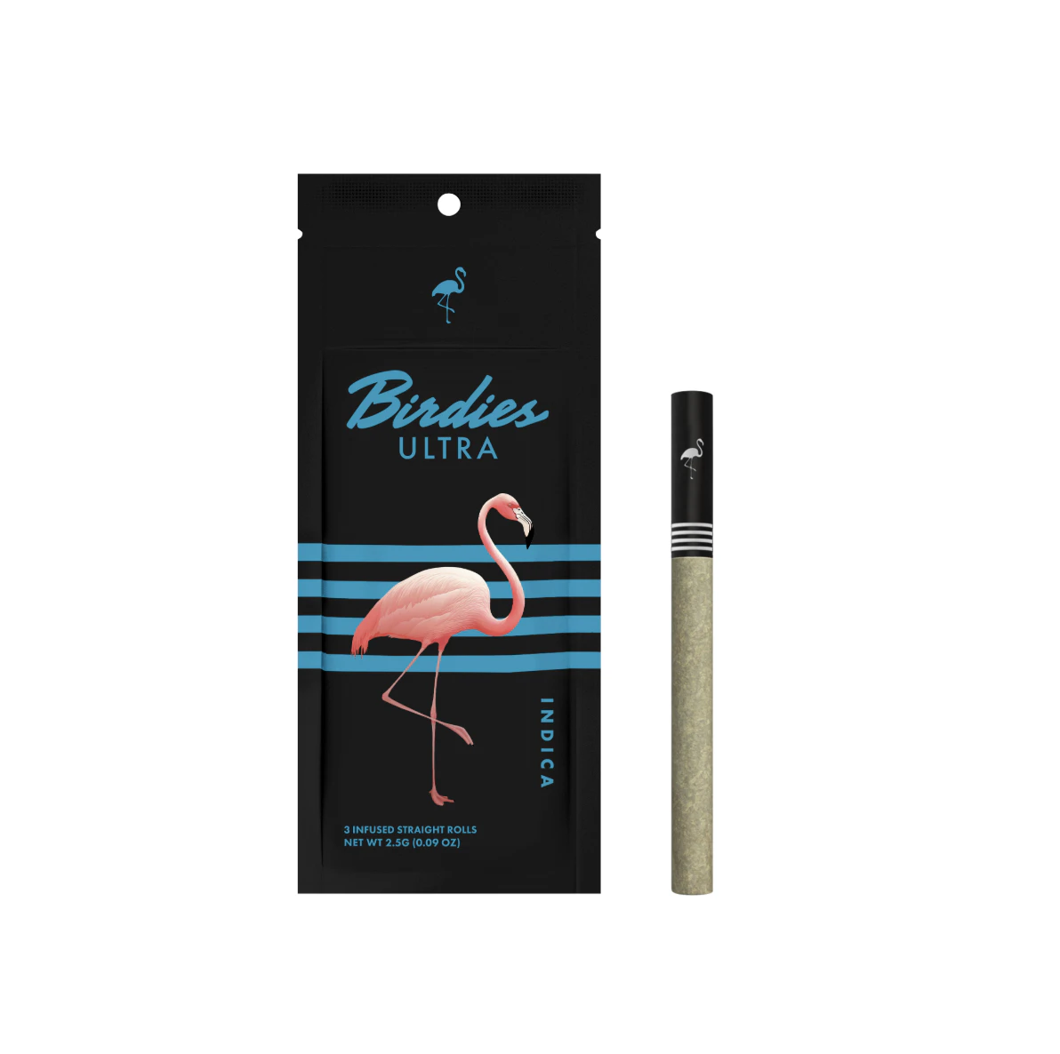 Birdies - Birdies Ultra | Indica THCa Infused Pre-Rolls | 3-Pack Main Image