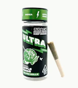 Ultra Live Rosin and Live Resin Preroll 5pk .5g Indica Apple Rings