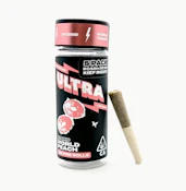 Ultra Live Rosin and Live Resin Preroll 5pk .5g Hybrid World Peach