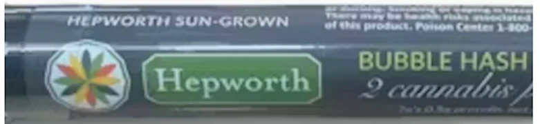 Hepworth - Nox Cookies x Citrus Slurp - 2pk Bubble Hash infused Prerolls