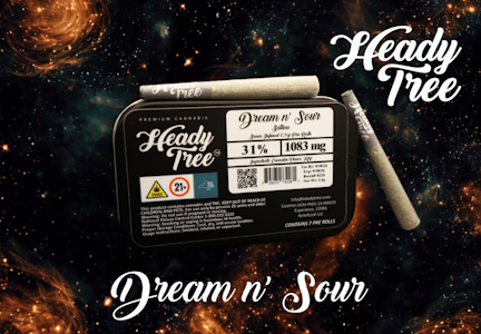 HEADY TREE - Dream N Sour - 7PK Infused Preroll