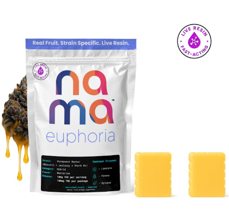 Nama | Edible | Live Resin | Permanent Marker - Nectarine | 2-pack | 50mg