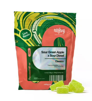 MFNY - MFNY | Edible | Live Resin | Sour Green Apple x Sour Diesel | 10-pack | 10mg Main Image