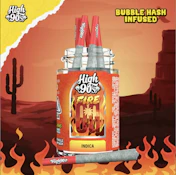 High 90's - Fire OG 36% - 0.5g High Five Bubble Hash Infused Pre-Rolls 5pk