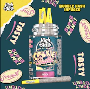 High 90's - Cookie Butta 34% - 0.5g High Five Bubble Hash Infused Pre-Rolls 5pk