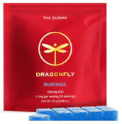 Blue Razz | Gummies | 100mg/10 Pieces | Dragonfly