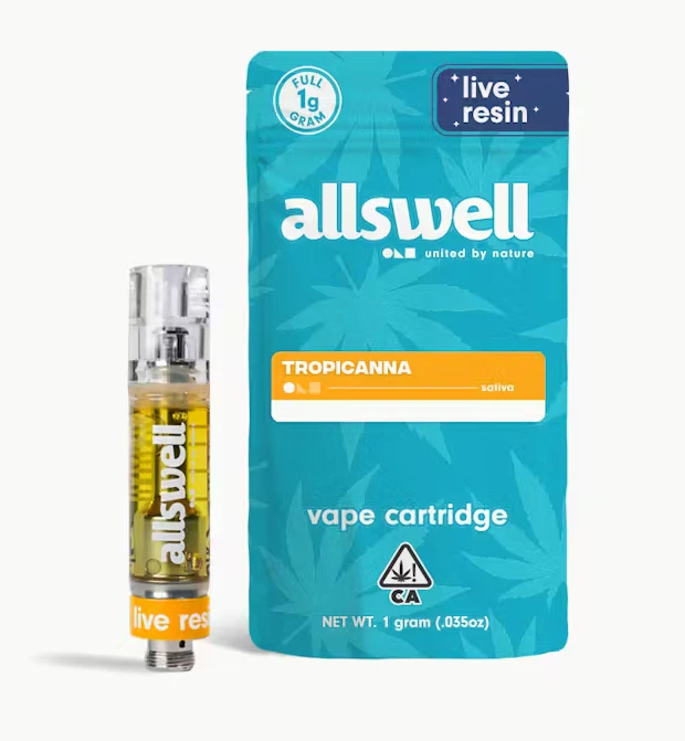 Allswell - Tropicanna - 1g Live Resin Cartridge (Allswell) Main Image