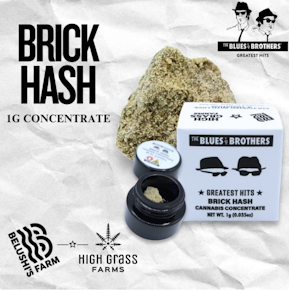 The Blues Brothers | Indica Brick Hash | 1g