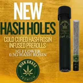 High Grass Premium | 707 Kush Hash Hole Infusion | 1g