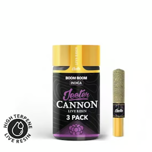 JEETER - Baby Cannon - 3pk Live Rosin Infused Prerolls - Boom Boom