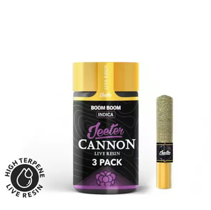 Jeeter - Baby Cannon - 3pk Live Rosin Infused Prerolls - Boom Boom Main Image