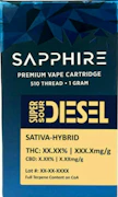 Sapphire - Super Sour Diesel - 1g Cart