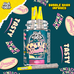 HIGH 90'S - High 90's - 5pk Bubble Hash Prerolls - Cookie Butta