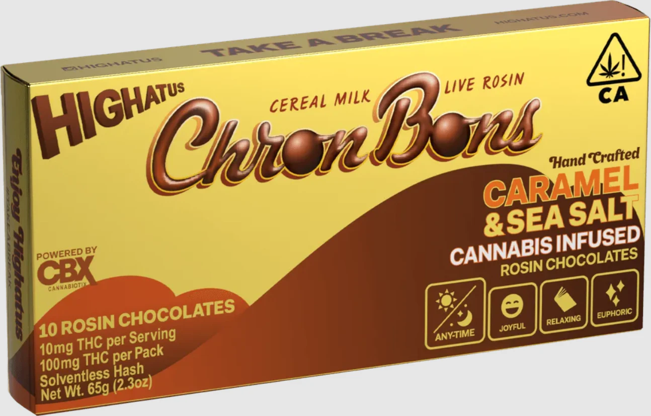 Highatus - Caramel & Sea Salt Chron Bons - Highatus Rosin Chocolates Main Image