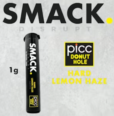 SMACK | Infused Preroll | Hard Lemon Haze | 1g