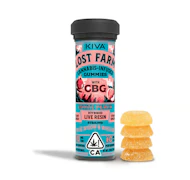 Lost Farm - 100mg Live Resin Gummies - White Peach x White Widow x White CBG CBG 10:10