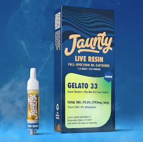 Jaunty | cartridge | resin - gelato33 | 1g