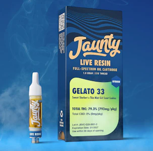 Jaunty - Jaunty | cartridge | resin - gelato33 | 1g