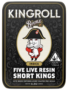 KING ROLL - KINGROLL 5PK Cookie Cake Royale Infused Preroll Pack