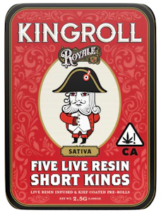 KING ROLL - KINGROLL 5PK Blue Dream Royale Infused Preroll Pack