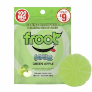 Froot - 100mg Sour Gummies - Green Apple  