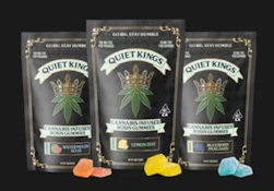 Blackberry Sour - 100mg Cannabis Infused Rosin Gummies (Quiet Kings)