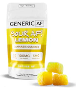 Generic AF - Sour Lemon Gummies - 100mg