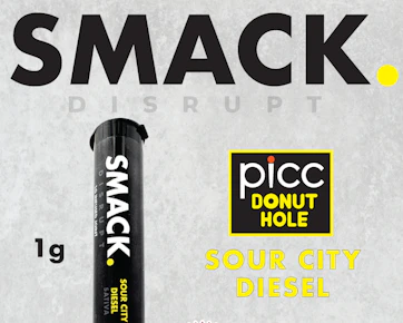 PICC | SMACK | Pre-Roll | Infused | Sour City Diesel | 1g