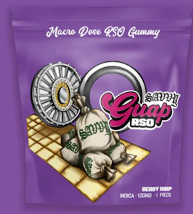 Savvy - Savvy Guap RSO Gummy Melon Crash 100mg 1pc