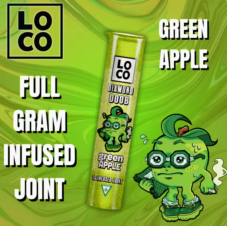LOCO - Loco - Infused Joint - Green Apple - 1g Main Image