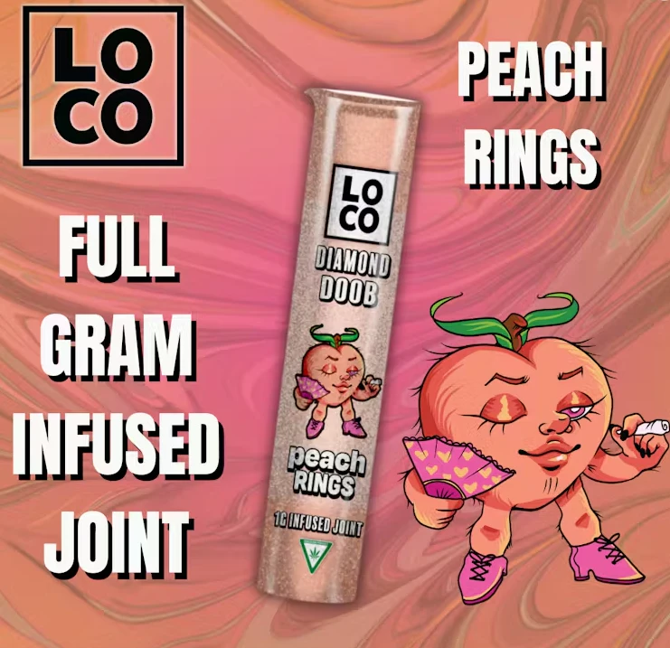 LOCO - Loco - Infused Joint - Peach Rings - 1g Main Image