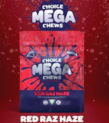 Choice Chews - Mega Chew - Red Razzilla - 2pk - 200mg