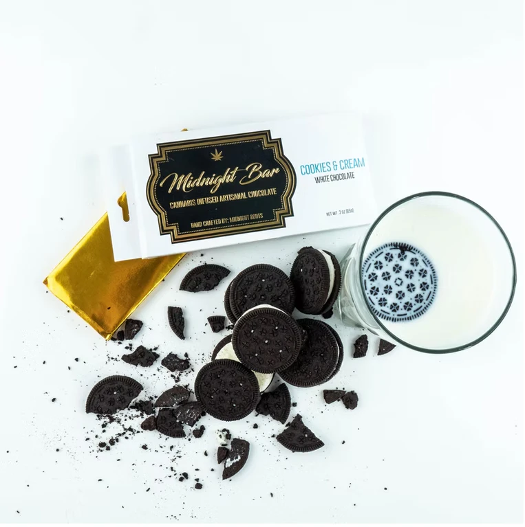 Midnight Roots - Midnight Roots - Cookies and Cream White Choc. - 200mg Main Image