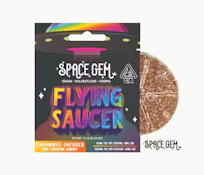 Space Gem - Sour Tangerine Gummy - Flying Saucer - 100mg THC