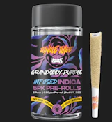 Jungle Juice-Grandaddy Purple-Indica-Infused Pre roll 5pk-50.2%-2.5g